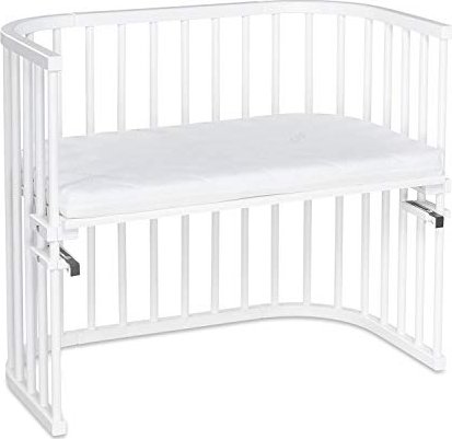 Babybay Maxi łóżko dostawiane półmatowy biały