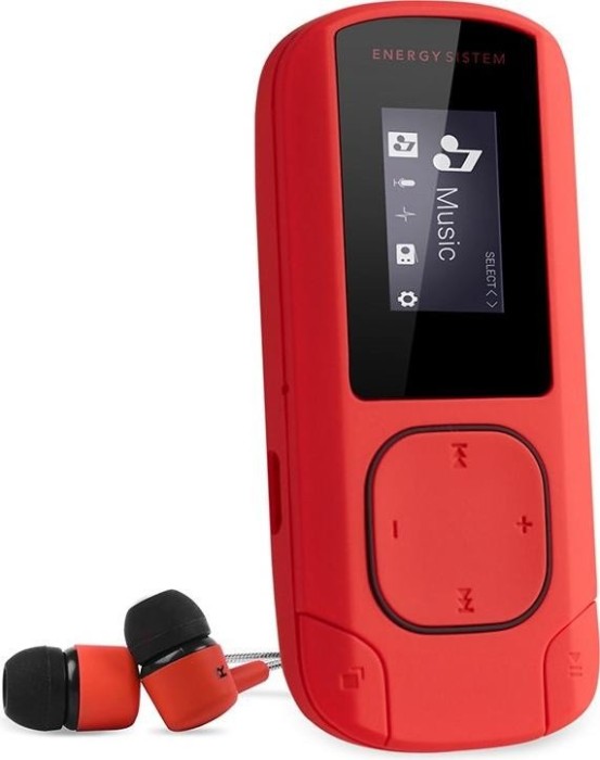 Energy Sistem MP3 klips czerwony