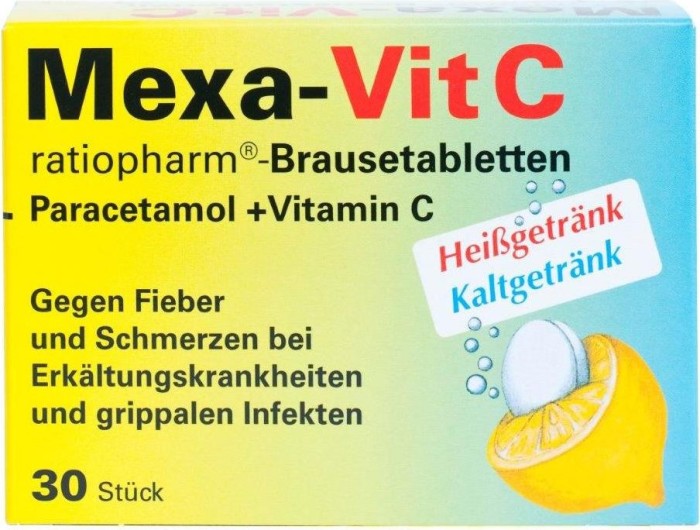Mexa-Vit. C ratiopharm Brausetabletten, 30 Stück