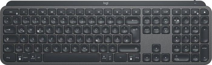 Logitech MX Keys schwarz, USB/Bluetooth, DE (920-009 ...
