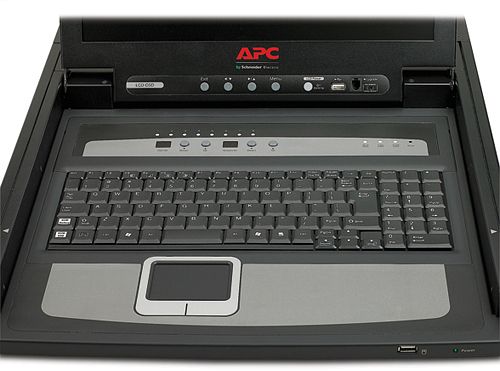 APC 17" rack konsola