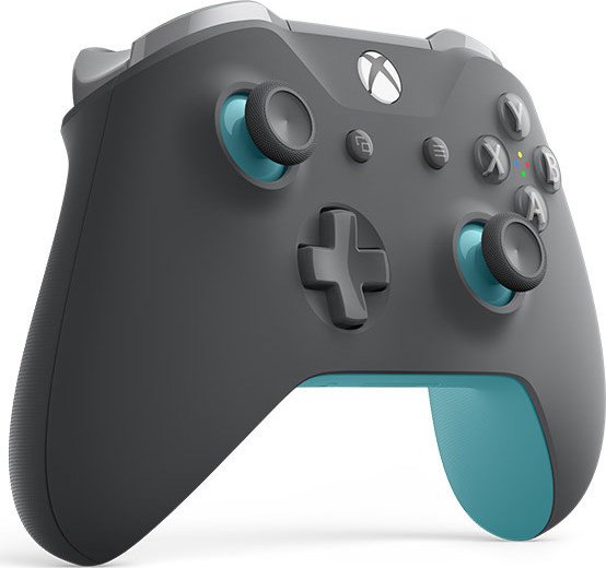 Microsoft Xbox One kontroler Wireless szary/niebieski (Xbox One/PC)