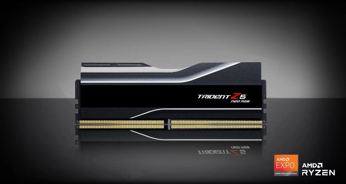 G.Skill Trident Z5 NEO RGB schwarz DIMM Kit 64GB, DDR5-6000, CL30-40-40