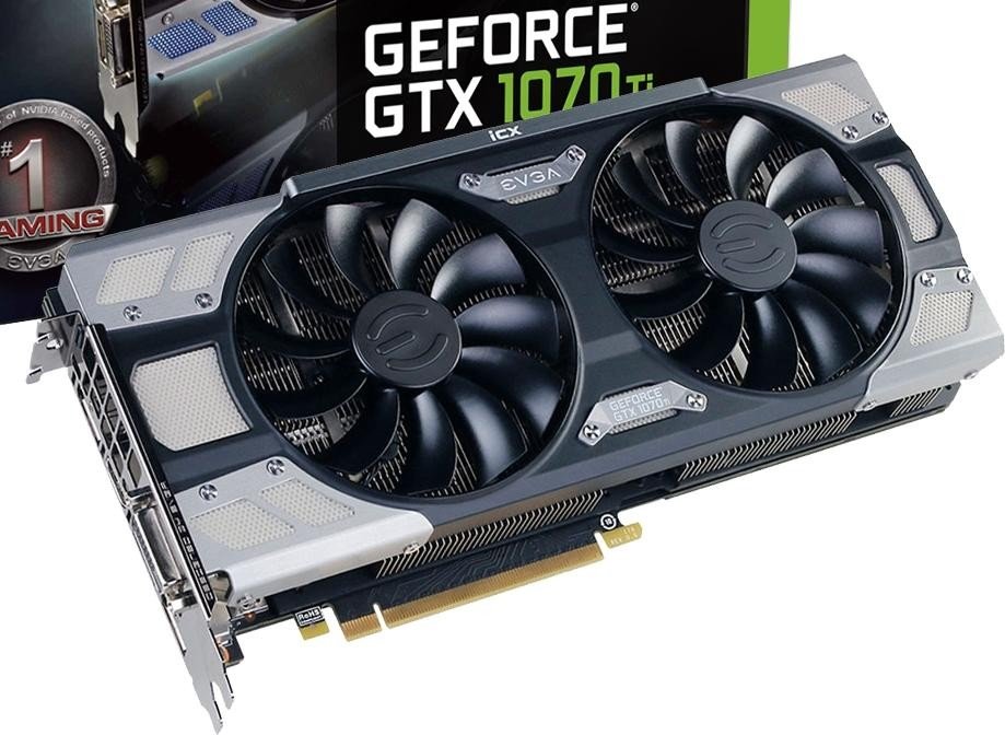 EVGA GeForce GTX 1070 Ti FTW2 Gaming 8GB GDDR5 (08G-P4-6775-KR)