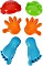Simba Toys Netz mit 6 Sandformen (verschiedene Farben) (107103754)