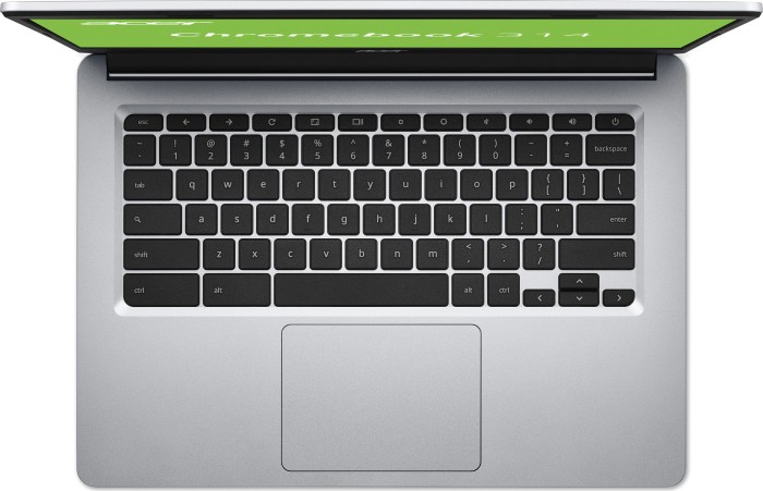 Acer Chromebook 14 CB314-1H-C6KW srebrny, Celeron N4100, 4GB RAM, 64GB Flash, DE