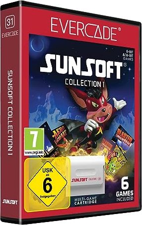 Blaze Entertainment Evercade Game Cartridge - Sunsoft Collection 1