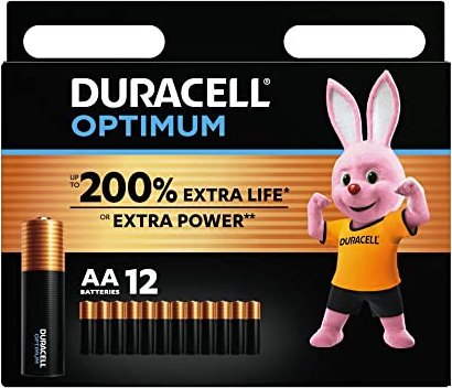 Duracell Optimum baterie paluszki AA, sztuk 12