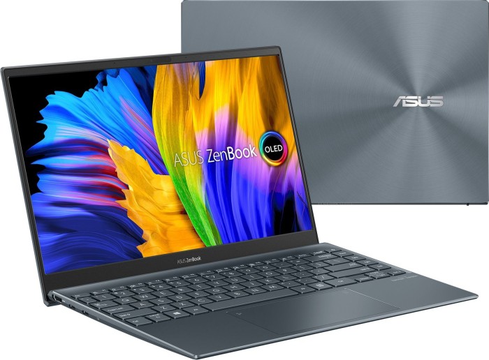 ASUS ZenBook 13 OLED UM325SA-KG076T Pine Grey, Ryzen 5 5600U, 8GB RAM, 512GB SSD, DE
