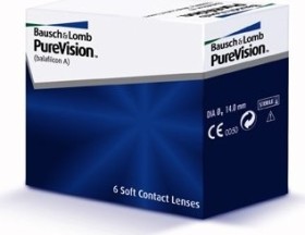 Bausch&Lomb PureVision Spheric, -2.50 Dioptrien, 6er-Pack
