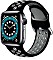 ANCEER Silikonarmband S/M für Apple Watch 42mm/44mm schwarz/grau