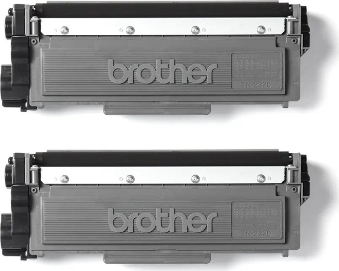 Brother toner TN-2320 czarny wysoka pojemność, sztuk 2