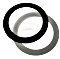 DEMCiflex 	filtr przeciwkurzowy 80mm okrągły czarny/biały (DF0031)