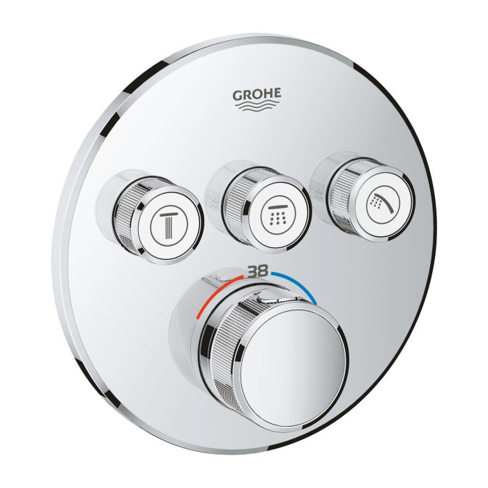 Grohe Grohtherm SmartControl Thermostat mit 3 Ventil ...