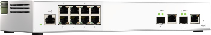 QNAP QSW-M2100 Desktop 2.5G Smart Switch, 8x RJ-45, 2x RJ-45/SFP+