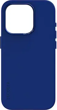 Decoded iPhone 15 Pro Antimicrobial Silicone Back Cover | Galactic Blue