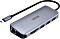 Unitek uHUB N9+ Multiport-Adaptery, Space Grey, USB-C 3.0 [wtyczka] (D1026B)