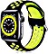 ANCEER Silikonarmband M/L für Apple Watch 42mm/44mm schwarz/gelb