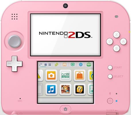 Nintendo 2DS pink/weiß