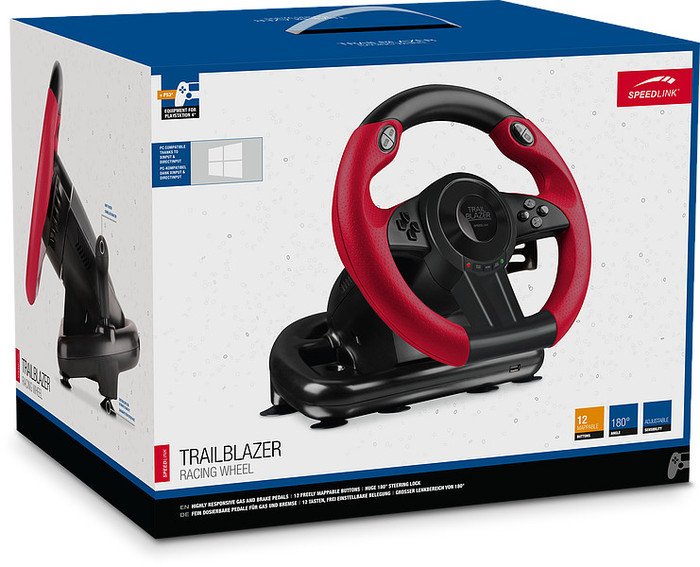 Speedlink Trailblazer Racing Wheel schwarz (PC/PS3/PS4/Xbox One
