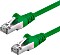goobay kabel patch, Cat6, S/FTP, RJ-45/RJ-45, 7.5m, zielony (95524)