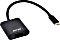 InLine Monitor Konverter USB-C Stecker auf Diplayport Buchse schwarz (64102B)