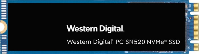 Western Digital PC SN520 NVMe SSD 512GB, M.2 2280/B-M-Key/PCIe 3.0 x2