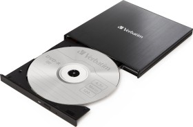 Verbatim Externer Slimline CD/DVD-Brenner, USB-C 3.0