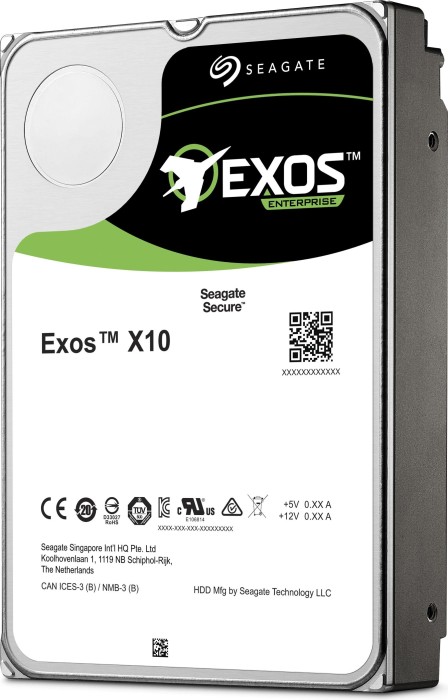 Seagate Exos X - X10 10TB, 512e, SAS 12Gb/s
