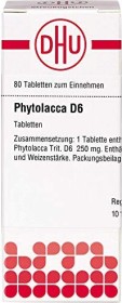 DHU Phytolacca Tabletten D6, 80 Stück