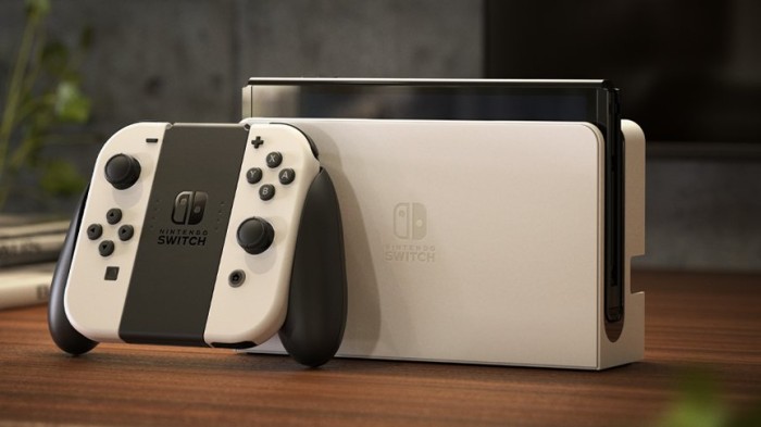 Nintendo Switch OLED schwarz/weiß