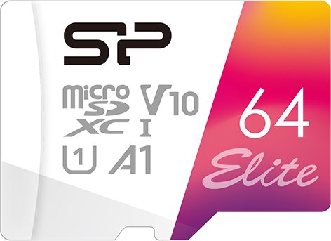 Silicon Power Elite R100 microSDXC 64GB Kit, UHS-I U1, A1, Class 10