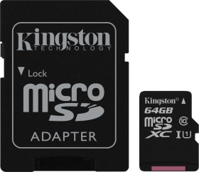 R80 microSDXC 64GB Kit UHS I U1