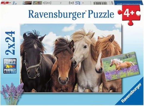 Ravensburger Pferdeliebe – Puzzlespiel – 24 Stück(e) – Tiere – Kinder & Erwachsene – 4 Jahr(e) (05148)
