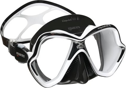 Mares X-Vision Ultra Liquidskin Zweiglasmaske weiß/schwarz