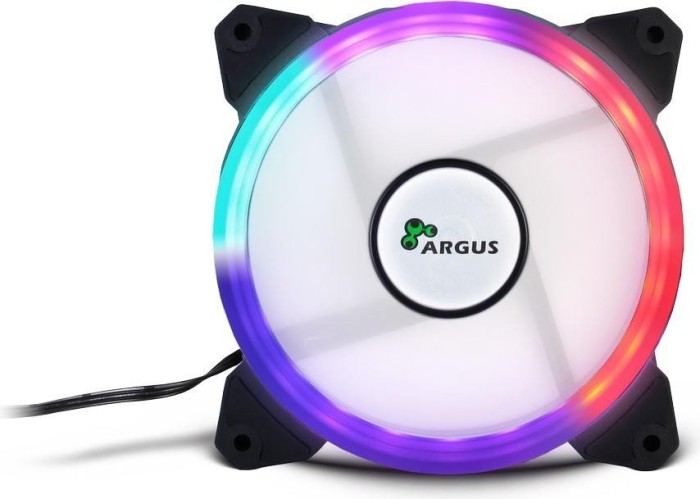 Inter-Tech Argus RS01, sterowanie LED, pilot zdalnego sterowania, 120mm