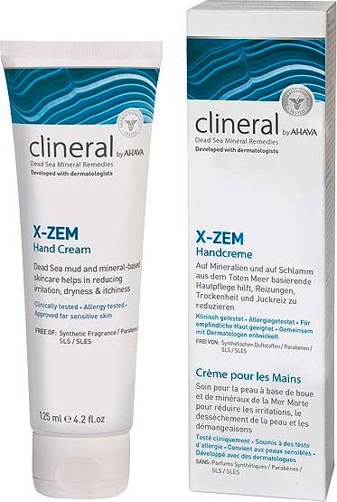 AHAVA Clineral X-Zem Hand cream, 125ml