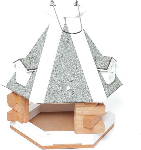 Trixie NATURA Futterhaus mit besandeter Dachpappe