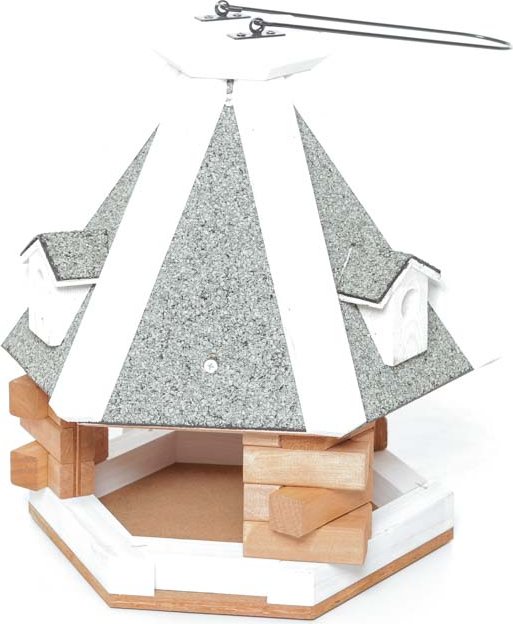 Trixie NATURA Futterhaus mit besandeter Dachpappe