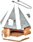 Trixie NATURA Futterhaus mit besandeter Dachpappe Vorschaubild