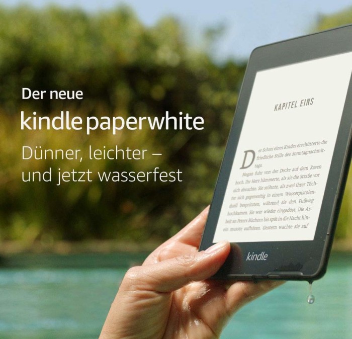 Amazon Kindle Paperwhite 10. Gen czarny 8GB, bez reklam