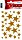 Herma Sticker "Sterne", złoty, Glitterfolie, 1 arkuszy (15129)