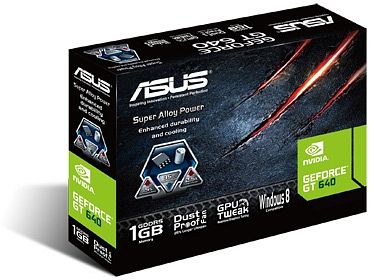 ASUS GeForce GT 640, GT640-1GD5-L, 1GB GDDR5, VGA, DVI, HDMI