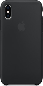 Apple Silikon Case für iPhone XS schwarz
