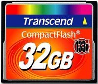 Transcend CompactFlash Card 133x 32GB (TS32GCF133)