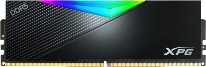 ADATA XPG LANCER RGB Black Edition DIMM 16GB, DDR5-6400, CL32-39-39, on-die ECC