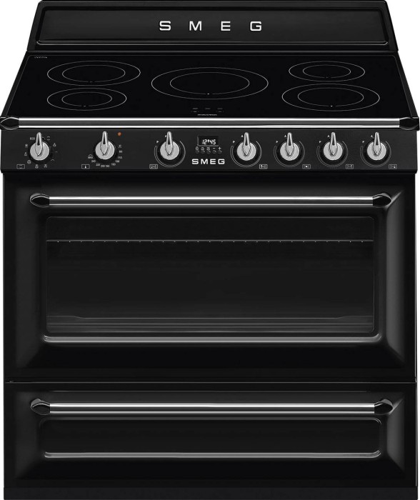 Smeg Victoria TR90IBL2 gas cooker with induction hob