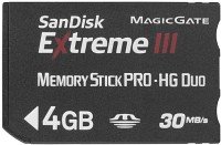 SanDisk Extreme III Memory Stick PRO-HG Duo 4GB
