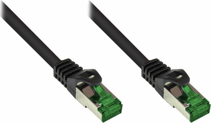 Good Connections IP66 Outdoor kabel patch, Cat6a, S/FTP, RJ-45/RJ-45, 50m, czarny