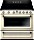 Smeg Victoria TR90IP2 gas cooker with induction hob